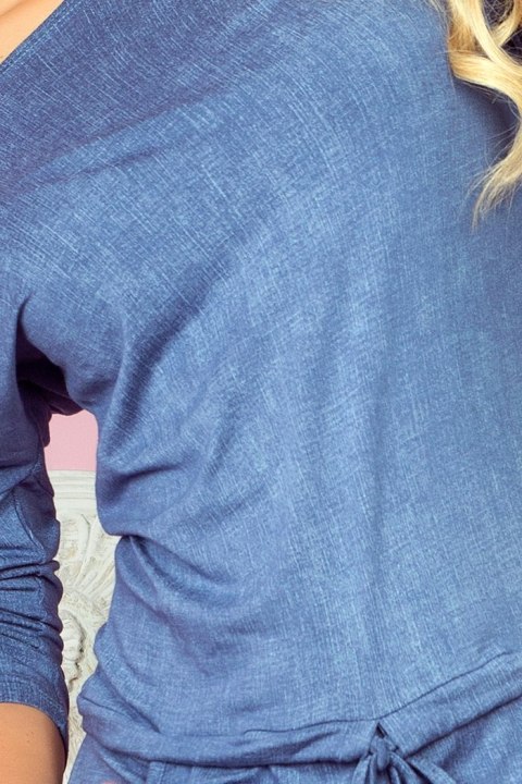 Sukienka sportowa - Wiskoza - jeans jasny niebieski Sukienka sportowa - Wiskoza - jeans jasny niebieski