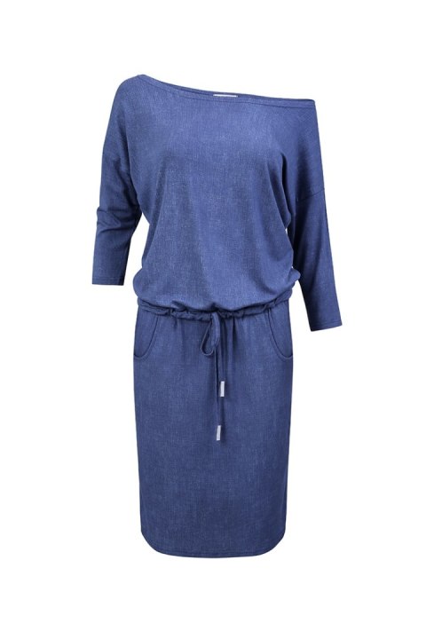 Sukienka sportowa - Wiskoza - jeans jasny niebieski Sukienka sportowa - Wiskoza - jeans jasny niebieski