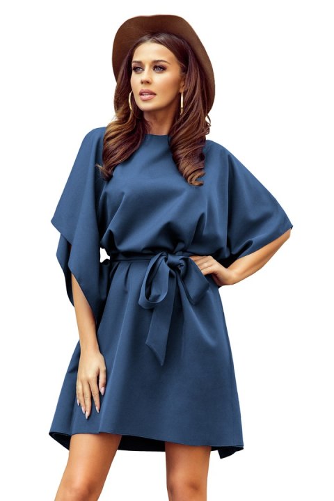 SOFIA Sukienka motyl - NIEBIESKA