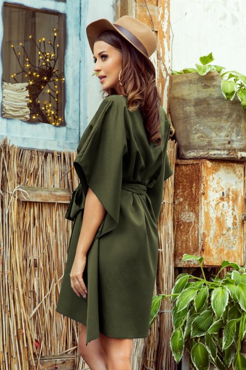 SOFIA Sukienka motyl - KHAKI