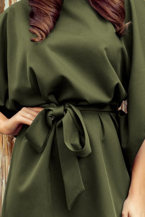 SOFIA Sukienka motyl - KHAKI