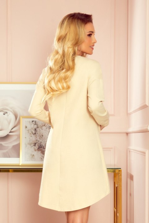 AMELIA Bluza kangurka z kapturem - BEŻOWA AMELIA Bluza kangurka z kapturem - BEŻOWA