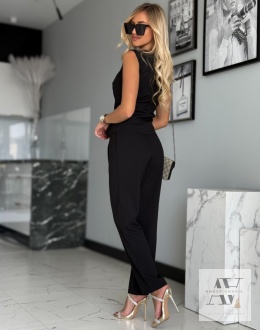 Komplet lniany SOLARI – kamizelka i spodnie