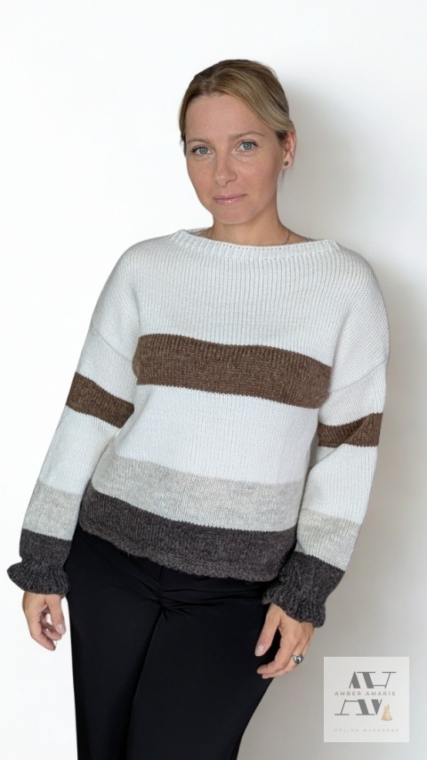 Sweter ARIA latte mood – ciepło, styl i wygoda w jednym