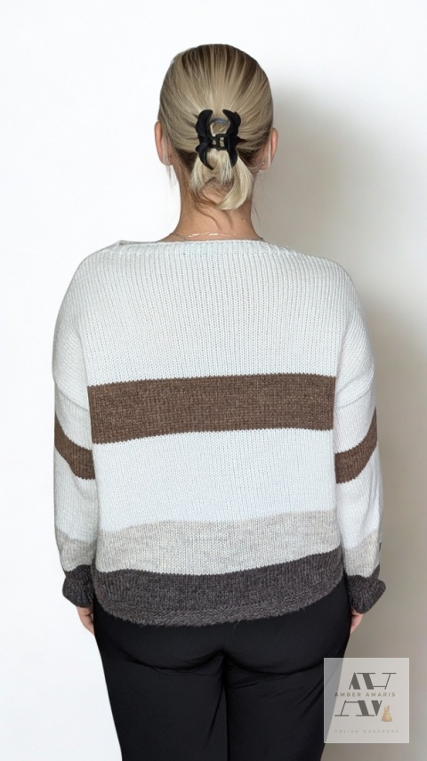 Sweter ARIA latte mood – ciepło, styl i wygoda w jednym