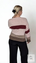 Sweter ARIA rose mocha – ciepło, styl i wygoda w jednym