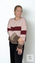 Sweter ARIA rose mocha – ciepło, styl i wygoda w jednym