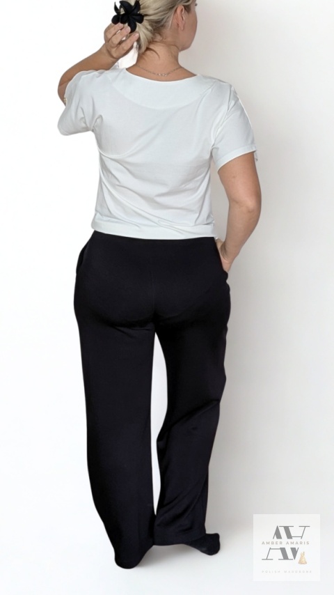 Spodnie NOIRÉ czarne – elegancja i komfort w nowoczesnym wydaniu