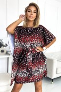 SOFIA Sukienka motyl z wiązaniem w pasie - JAGUAR