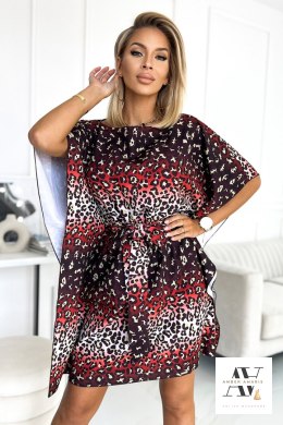 SOFIA Sukienka motyl z wiązaniem w pasie - JAGUAR