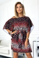 SOFIA Sukienka motyl z wiązaniem w pasie - JAGUAR