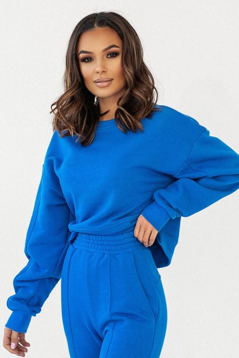LAMIA Niebieska krótka bluza