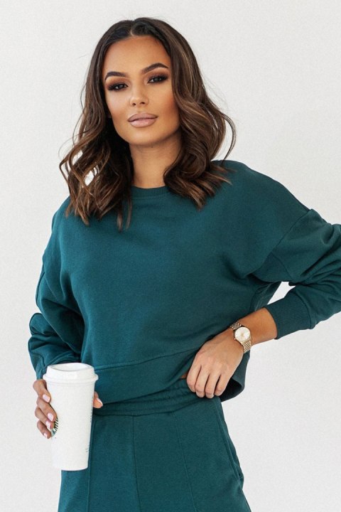 LAMIA Zielona krótka bluza LAMIA Zielona krótka bluza